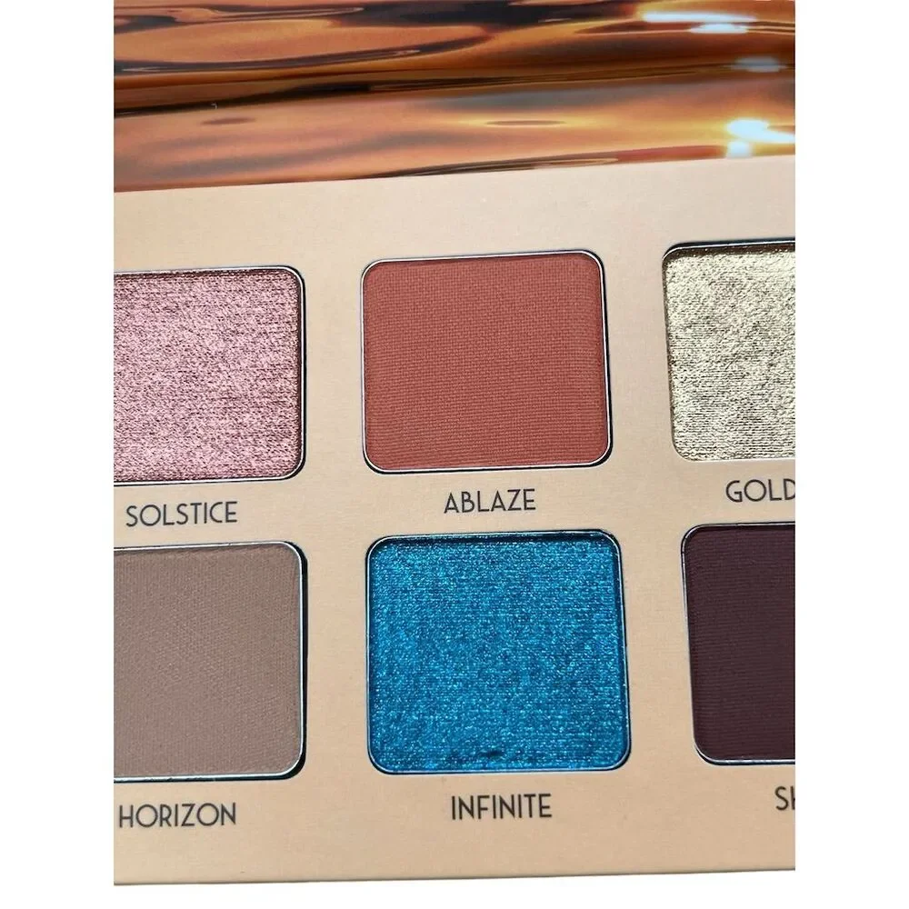 Beauty For Real Golden Hour Eyeshadow Palette Matte Blendable Compact